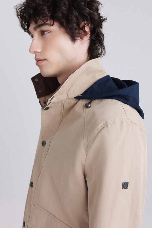 Springfield Short lightweight parka grey