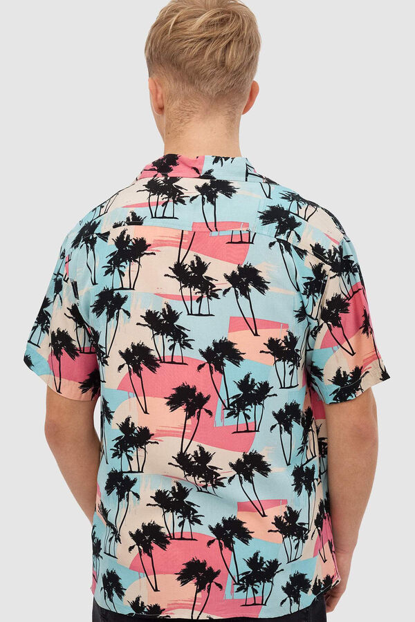 Springfield Palm trees shirt natural