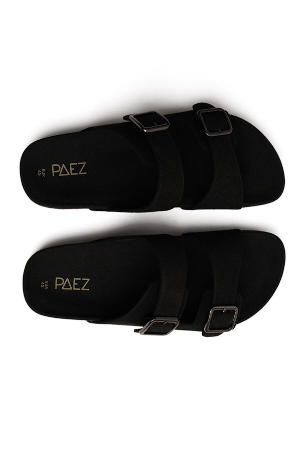 Paez Paez Sandal Bio Vegan Suede Black black