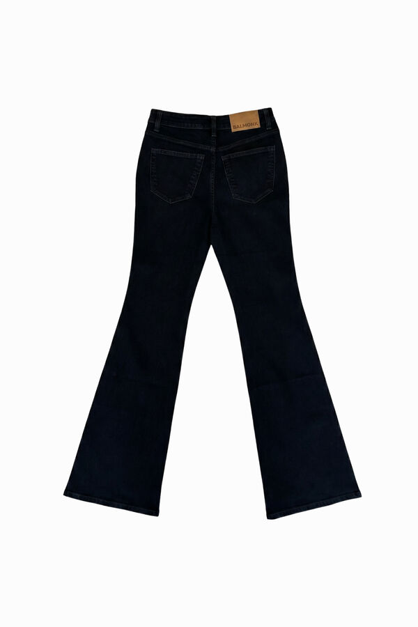 Balmohk High-rise flare jeans black