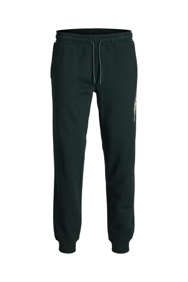 Jack & Jones Polyester regular trousers turquoise