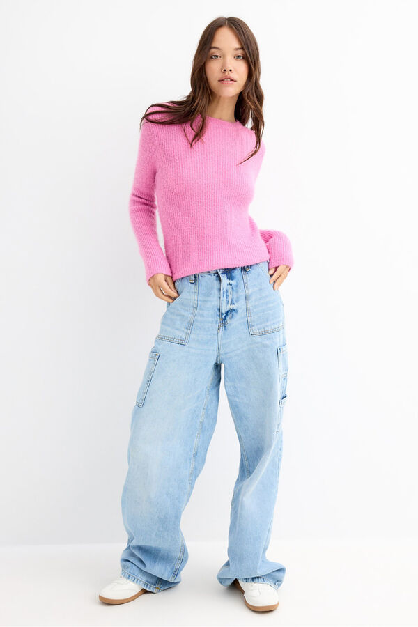 Inside Jersey Efecto Pelo rosa