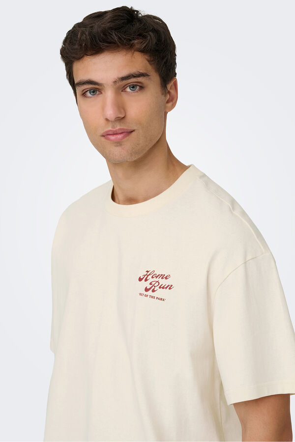 Only & Sons Short-sleeved T-shirt white