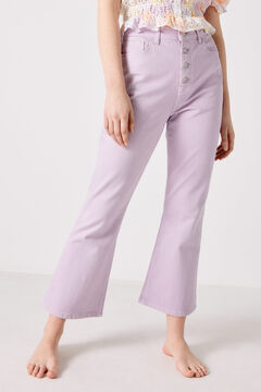 Springfield Cropped Coloured Jeans purple