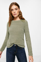 Springfield T-shirt Chenille Ombros Lace verde