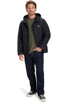 Quiksilver Hooded puffer jacket