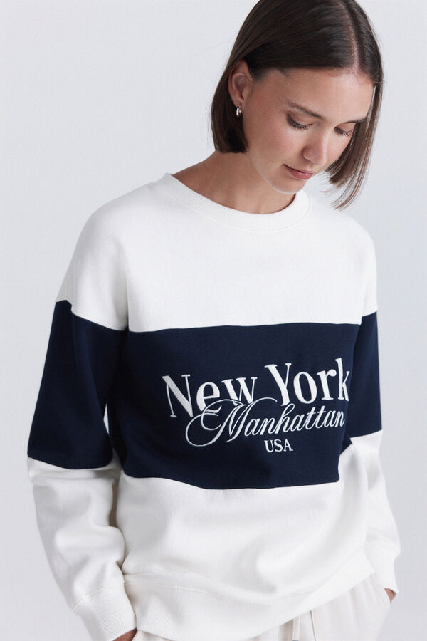 Springfield "manhattan" sweatshirt white