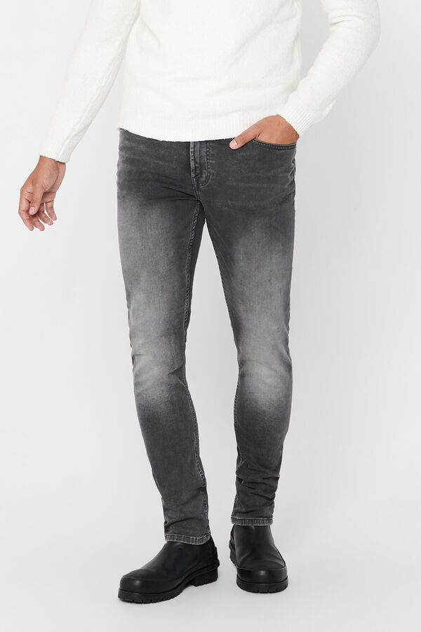 Springfield Jeans Slim gris medio