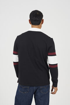 Brave Soul Sweatshirt with polo shirt collar