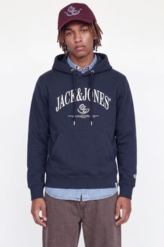 Jack & Jones Relaxed Hoodie Blau