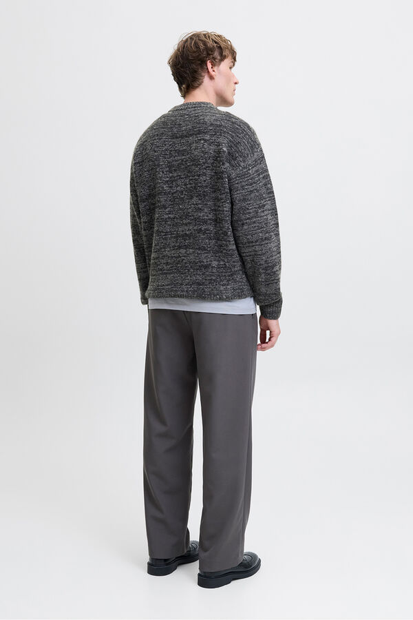 Jack & Jones Basic jersey-knit jumper grey