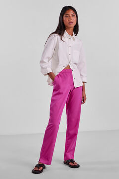 Springfield Straight trousers pink