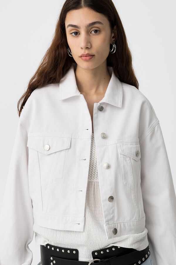 Tiffosi Chaqueta Cropped blanco