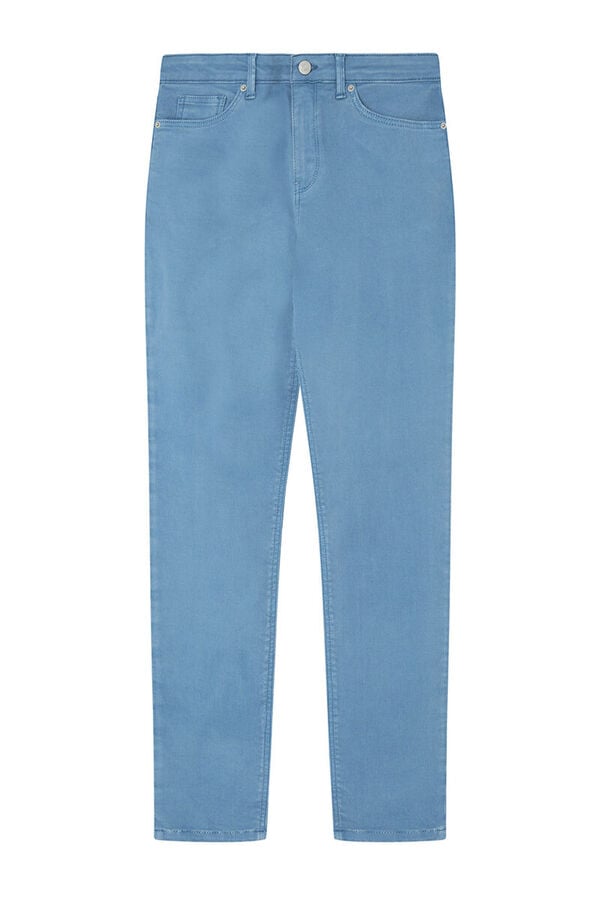 Springfield Jeans Slim Cropped Farbe blau