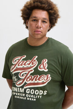 Jack & Jones PLUS T-shirt b&aacute;sica manga curta