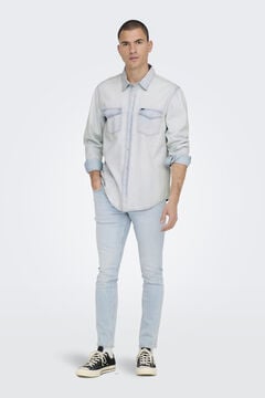 Only & Sons Denim shirt blue