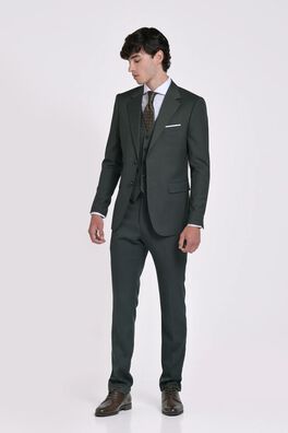 Pantalón de traje ojo de perdiz
