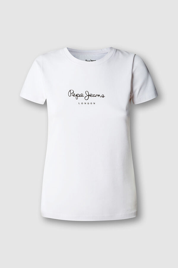 Pepe Jeans Slim-fit logo t-shirt white