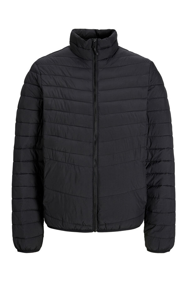 Jack & Jones PLUS Blus&atilde;o acolchoada leve PLUS preto