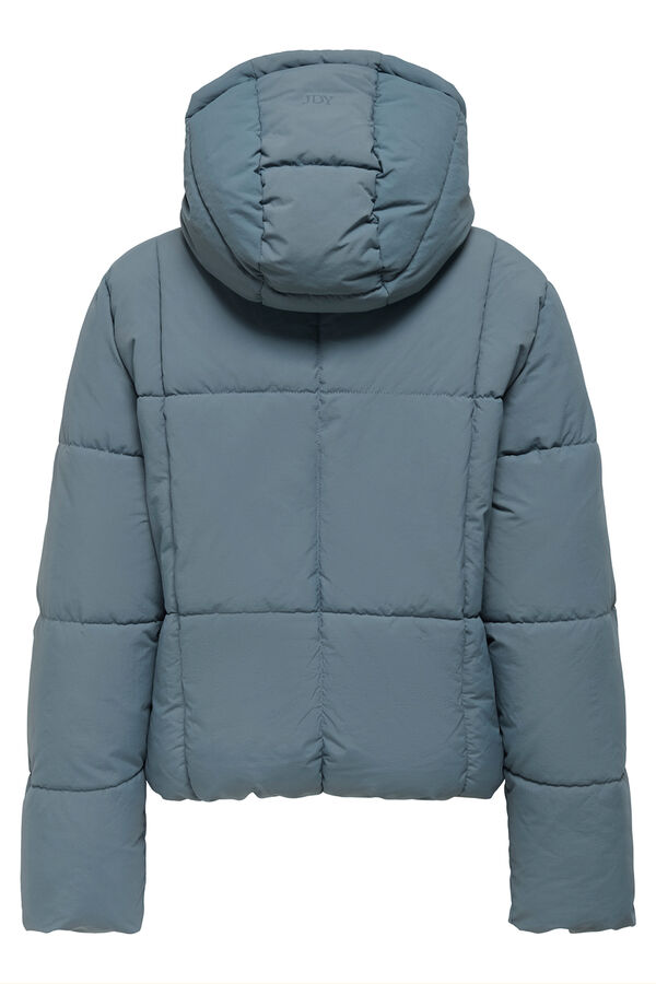 JDY Abrigo acolchado gris
