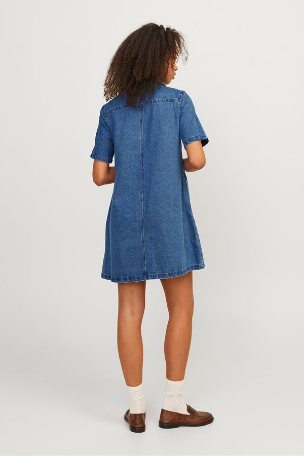 Jack & Jones Vestido denim corto azul