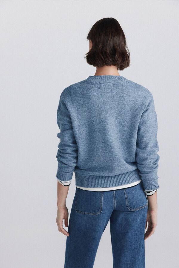 Springfield Text jumper blue