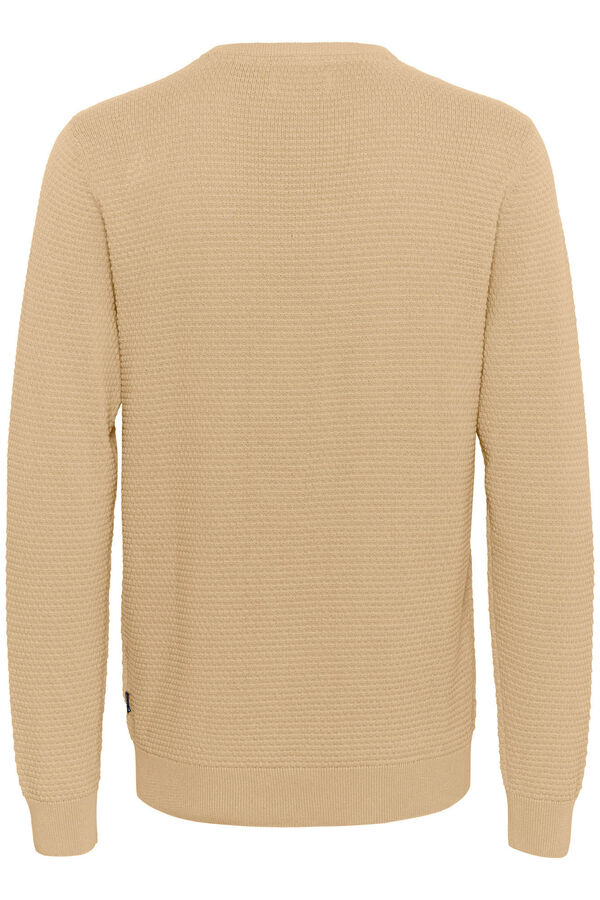 Blend Camisola de gola redonda bege