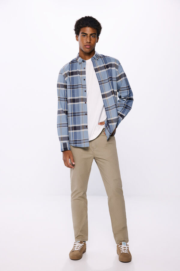 Springfield Checked shirt plava