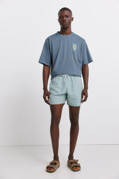 Springfield Maillot de bain imprim&eacute; g&eacute;om&eacute;trique poche zipp&eacute;e