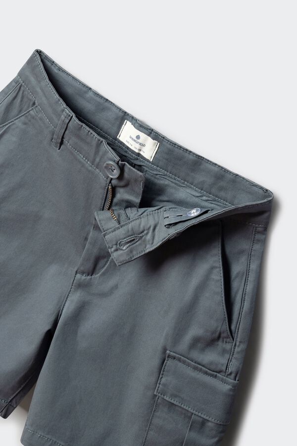 Springfield Kids Bermuda chino cargo de menino azul