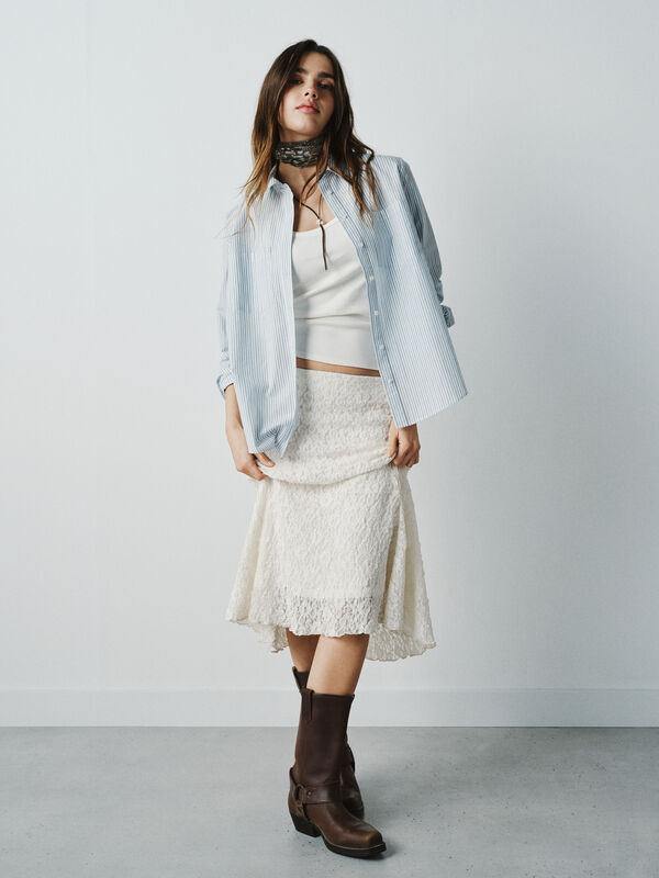 High Spirits Blush Blouse turquesa