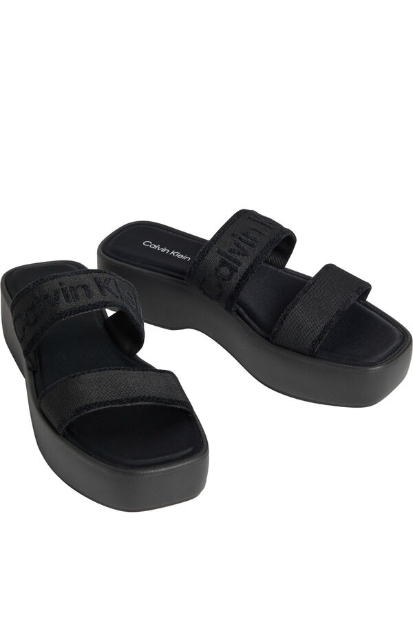 CK Jeans Platform sandal black