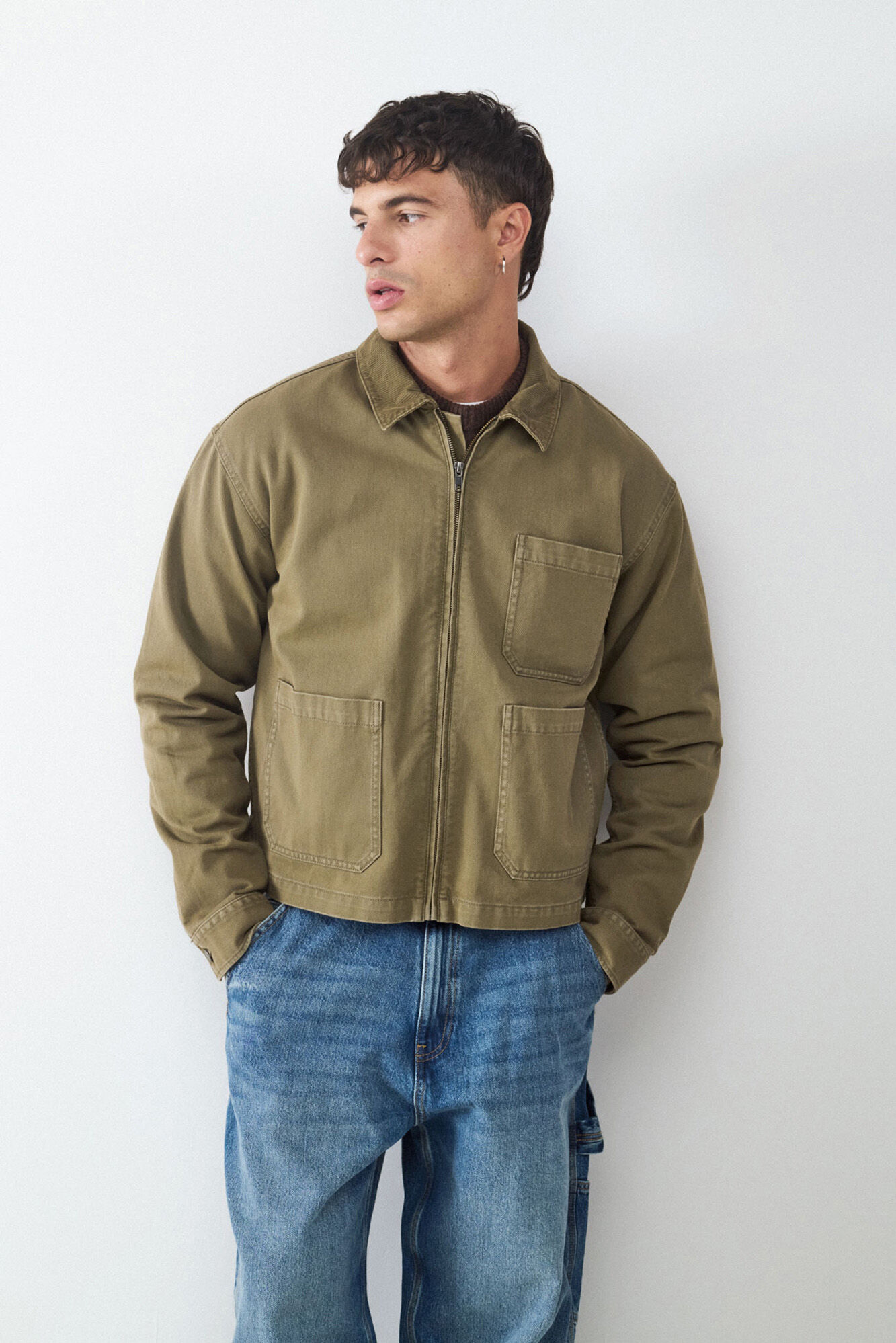 Balmohk Cazadora pana cuello