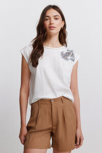 Springfield Polka-dot short sleeve T-shirt