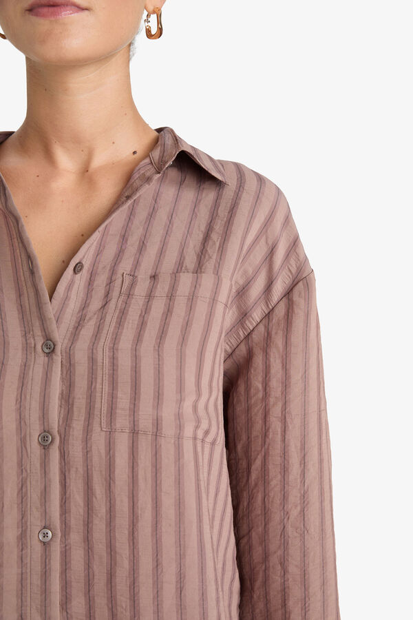 DeFacto Striped shirt nude
