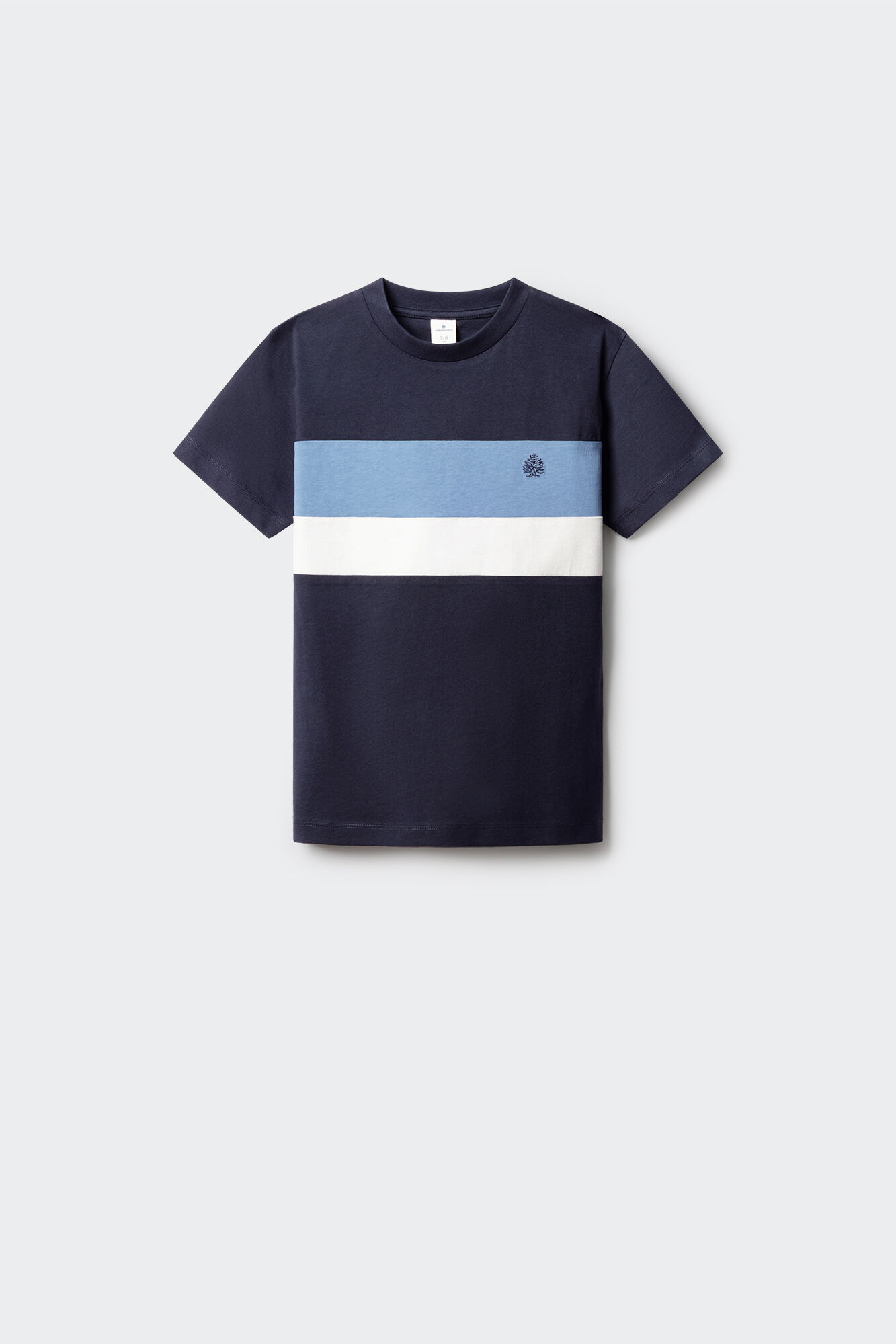 Springfield Kids T-shirt manga curta color block para menino