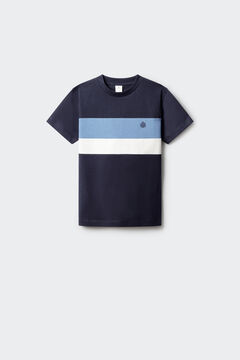 Springfield Kids T-shirt manga curta color block para menino