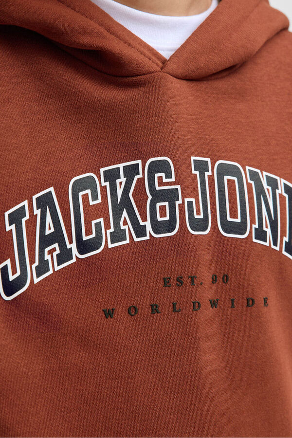 Jack & Jones Junior Sudadera logo rojo
