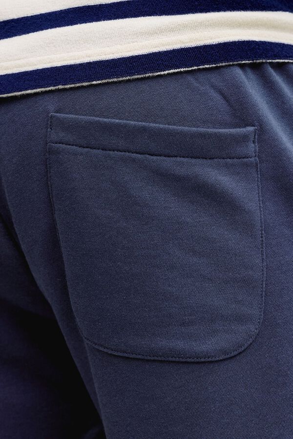 Jack & Jones PLUS Linen short jogger blue