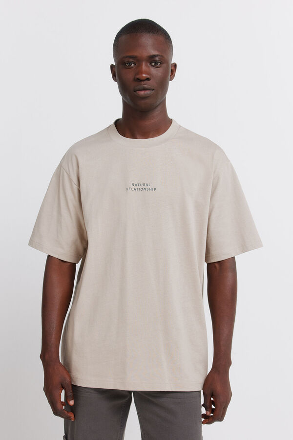 Springfield T-shirt NATURAL nude