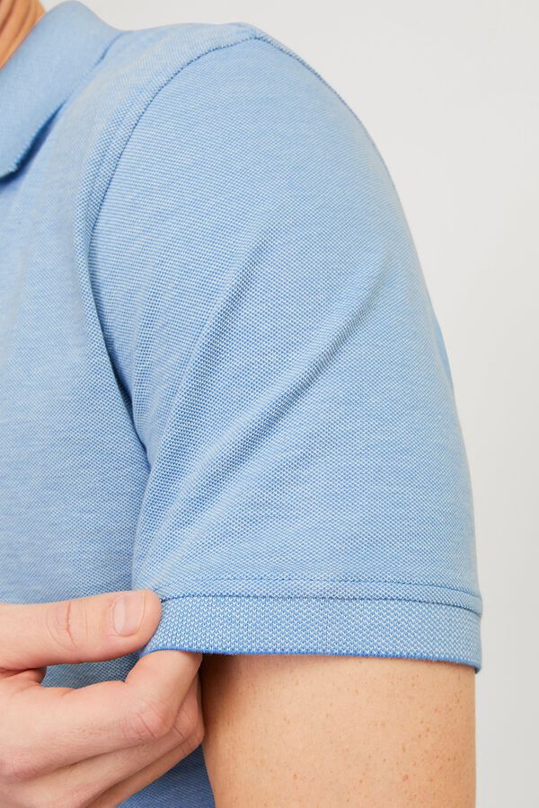 Jack & Jones Polo b&aacute;sico manga corta azul