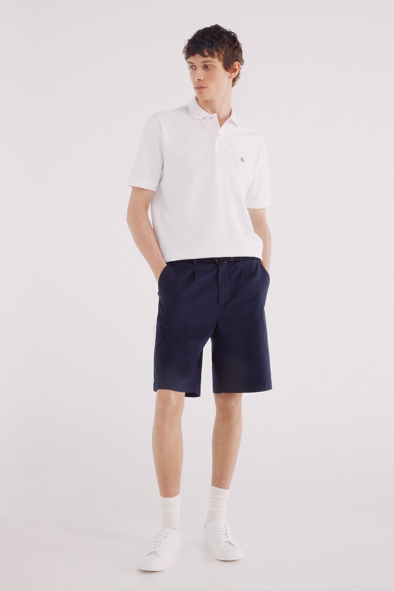 Springfield Essential regular fit piqu&eacute; polo shirt