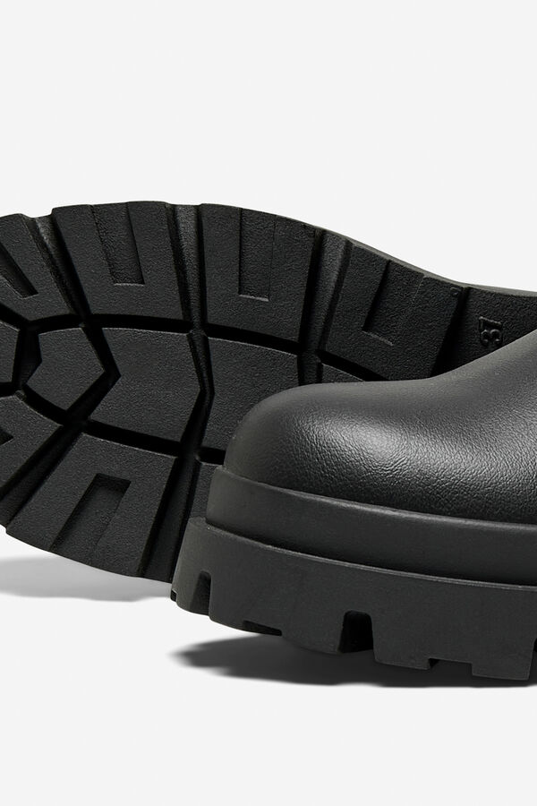 Only Bota militar plana negro