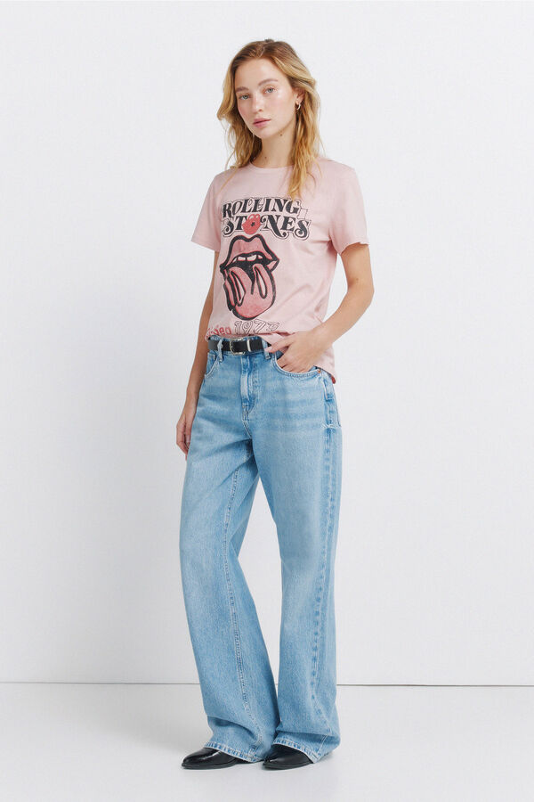 Springfield Short sleeve T-shirt pink