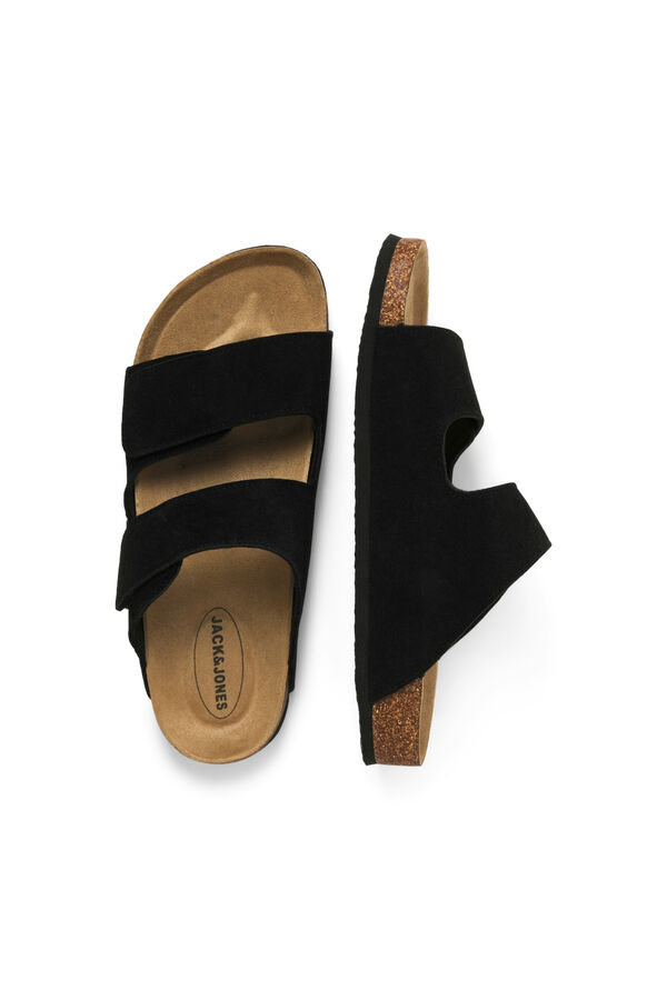 Springfield Double velcro strap sandals crna