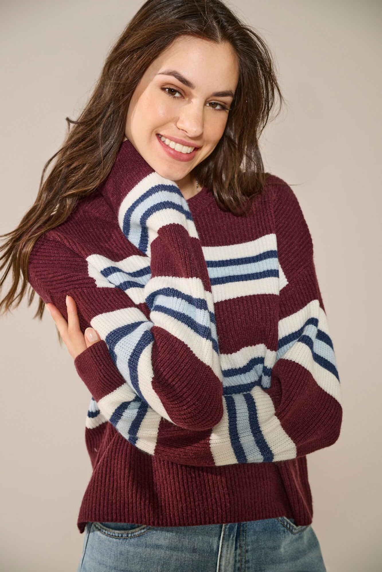 Only Jersey de rayas