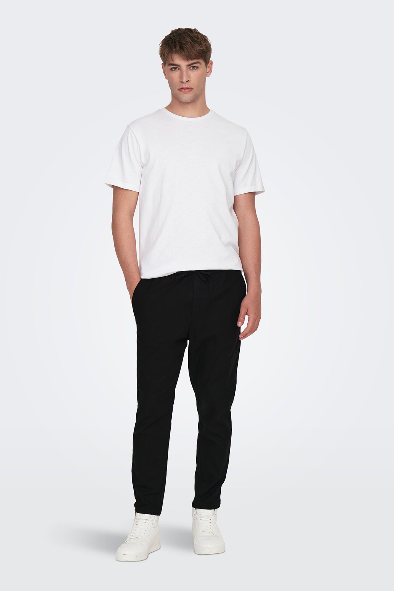 Only & Sons Cal&ccedil;a de linho