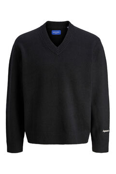 Jack & Jones Pullover mit V-Ausschnitt Strick-