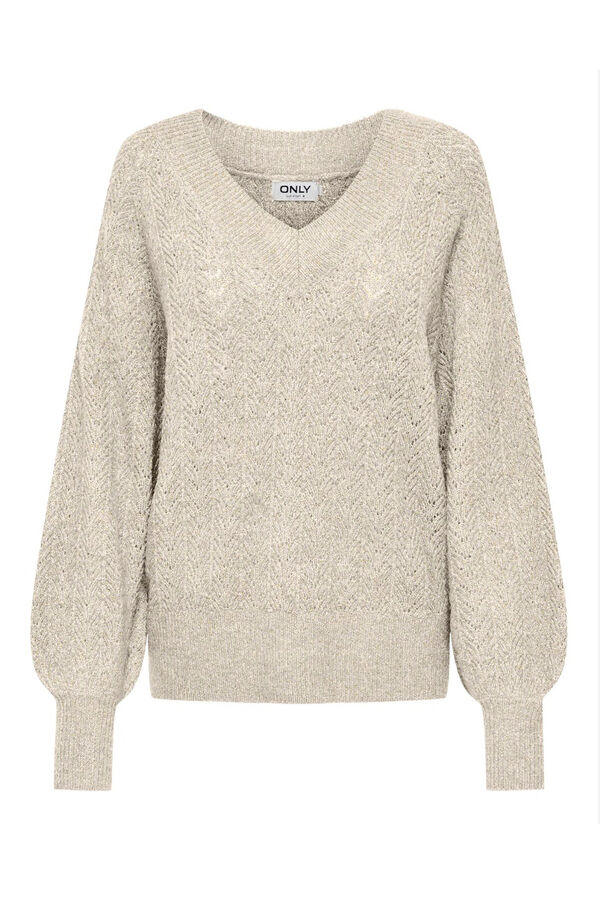 Only Glitter jumper  grey