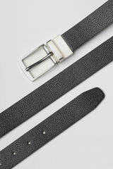 Celopman Cintur&oacute;n Reversible Efecto Piel negro